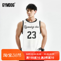 GYMDOG Tide Cards 23 Basketball Vest Mens Summer Fitness Running Training Loose Mesh Sleeveless T-shirt Clothes