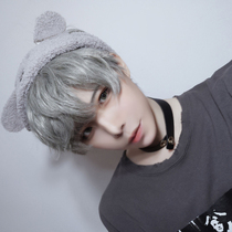 House Uprising Harajuku original original daily COS fashion wig super handsome gay man short curly hair wig
