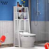 Toilet rear gap above the shelf Toilet gap floor-to-ceiling waterproof side cabinet storage bathroom toilet cabinet