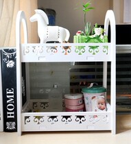 Bathroom shelf Bathroom sink Desktop sink shelf Cosmetics storage desk finishing rack