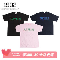 Spot Supreme 20FW Nuova York Tee Italian New York Big LOGO short sleeve T-shirt