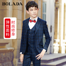  BOLADA boys suit dress suit Childrens British style sub-small suit host piano catwalk performance suit