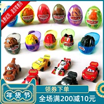  Lightning McQueen Banya car racing story toy deformation toy egg deformation car toy set