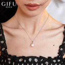 A single pearl necklace female summer sterling silver accessories light luxury niche choker retro pendant 2021 New