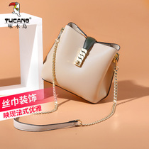 Woodpecker Womens Bucker Bucker High Sense Bag 2021 New Tide Fashion shoulder bag with foreign style shoulder Hand bag