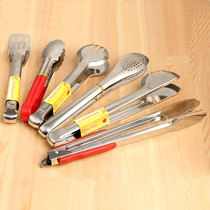 High quality stainless steel food clip thick and long barbecue clip food clip bread clip barbecue kitchen clip steak clip