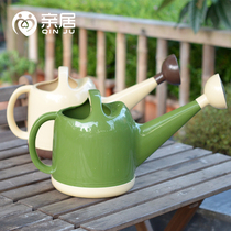 Large capacity sprinkler kettle household drenching plastic pot watering bottle gardening plant watering flower artifact spray water watering water kettle