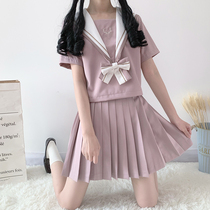 (Luming) spot original Orthodox jk uniform skirt genuine set full set of Sailer suit pleated skirt school uniform summer