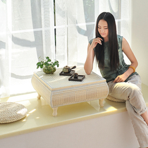 Windows small tea several Nordic style Fuji tea table creative modern design grass tatami small tatami table floating window table