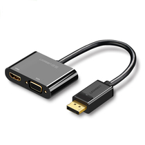 Green Union dp turn vga hdmi converter computer graphics card to pick up display displayport high-definition adapter