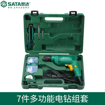 Shida 05159 impact drill pistol drill electric drive screwdriver household maintenance multi-function tool