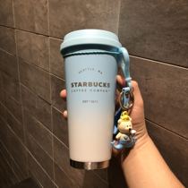  Limited Starbucks 2019 new cup 500ml Mermaid bear stainless steel cup Thermos cup Coffee cup