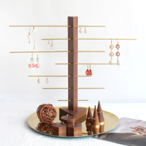 Brief Modern Wind Shuttle Wooden Jewelry Rack Necklace Rack Bracelet Shelf Ornament Display SHOW THE SHOOTING PROPS