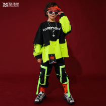 Childrens hip hop set boy hiphop girl hip hop drum performance clothing long sleeve tide costume costume