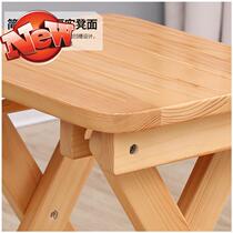 Folding tall stool portable space-saving solid wood meal y table bench bench horse bench bench horse