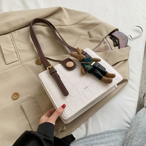 Explosive Bag Package Women 2021 New Fashion Texture Womens Bag 100 Lap Single Shoulder Bag Armband Handbag Carry-on Small Square Bag