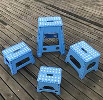 Thickened plastic folding stool chair portable bathroom bench small chair children adult household multi-size