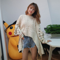 Li Xiaoran lazy sister-in-law Fengyue sweater dress female loose same style bat shirt cape time knows Tang Yan Shijian