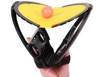 Childrens hand-catching racket Hand-throwing ball Ping-pong elastic ball Kindergarten sports throwing racket Parent-child outdoor toy