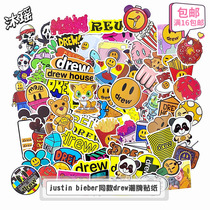 Justin  Bieber Justin Bieber Beeber House Tide Brand Logo Sticker Handbook Mobile Phone Computer Decoration