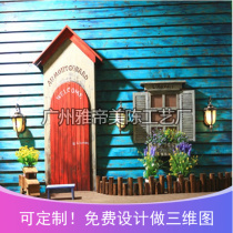 Forest childrens amusement Spring Festival Net red card scene cabin display props photography props customized