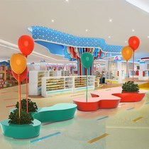 FRP shopping mall combination balloon casual flowerpot seat seat creative shaped outdoor landscape cartoon bench