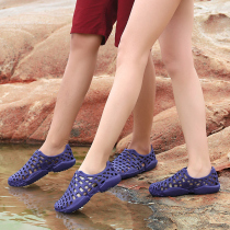 Dongle Shoes Men And Women Shoes Light External Wearing Sandals Baotou Beach Shoes Light Sandals Anti Slip Soft Sole Water Shoes Summer