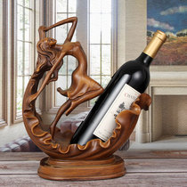 European creative beauty red wine rack ornaments living room wine cabinet decoration wine bracket