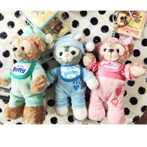 Pajamas Duffy Bear rabbit pendant schoolbag key chain ins girl heart cute Shirley rose doll