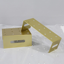 Metal push and push rack push barrel cake display bracket push barrel bracket thruster bracket