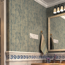 American imported paper wallpaper Nordic natural wood board background wall wallpaper metal color industrial style personality wallpaper