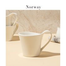 Carote Carote home simple white teacup new bone china tea set solid color ceramic coffee cup afternoon tea cup