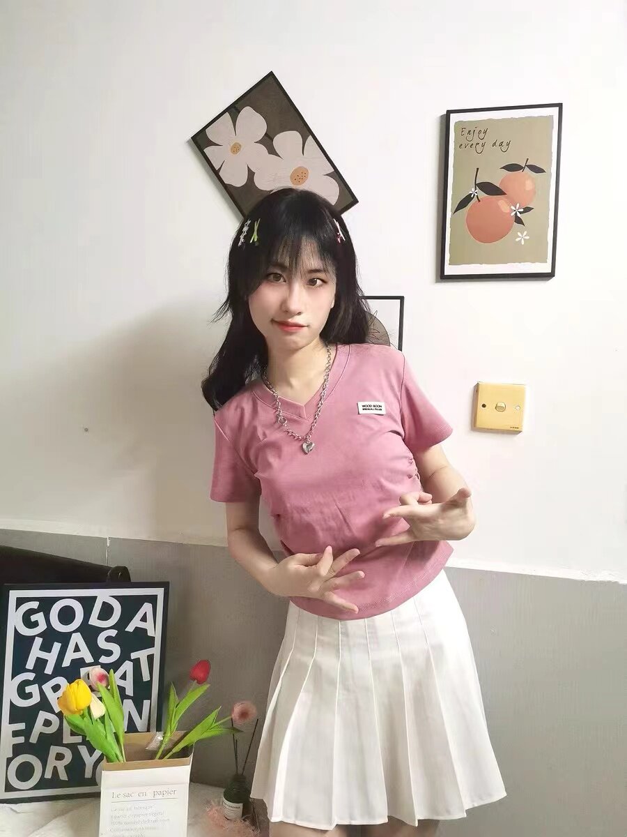 俏卡萱灰色高腰百褶裙A字短裙显瘦遮肉高个子专属显高版型 JK风百搭减龄