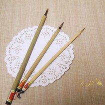 Hook line brush Chinese painting fine brushwork pen size according to pattern middle leaf tendon furniture painting traditional Chinese painting flowers and birds White drawing beginner pen