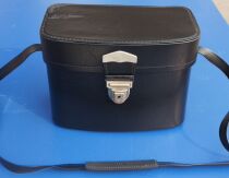 Black camera case camera bag leather non-leather