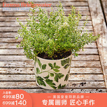 Emma Bridgewater Eu Cress Small Flower Pots Fields Garden Wind Handmade Ceramic Home Pendulum carpenter Heart