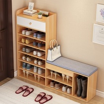 The shoe rack is simple to enter the door. The shoe cabinet is integrated. The modern simple porch can sit on the wall.