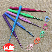 Crochet tool single head alumina crochet small hook sweater knitted wool shoes 6 sets
