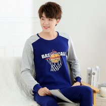 Teen underwear set boy big boy cotton warm autumn clothes autumn pants junior high school students high school boys student cotton sweater