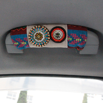 Ethnic style car roof pull gloves Car door handle set handrail cover Door handle sheath handle gloves