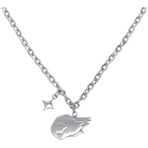 PCMY Birthday Gift Party Comfort for the same flow Star missile necklace Men and women Lock Bone Chain Student Couple Titanium Steel Pendant