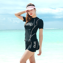 Swimsuit women 2021 New thin belly cover sexy split two-piece hot spring size fat mm swimsuit