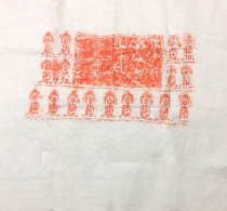 Wei Taishou Statue Writing Buddha Statue Rubbings Zhu Tuo Boutique Tablet Rubbings Temple Decoration