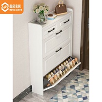 Obliquely inserted into the door shoe cabinet multifunctional door shoe cabinet corridor with a door shoe cabinet integrated by the wall deviner ultra-thin