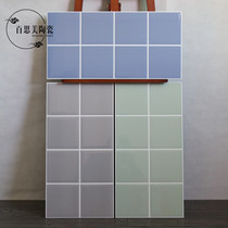 Nordic Bread Brick 300x600 Blue Grey Green Color Plaid Glazed Face Tile Balcony Kitchen Toilet Wall Brick