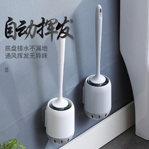 Toilet brush no dead corner washing toilet brush long handle to dead corner soft hair hanging wall home toilet cleaning set