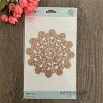 Spellbinders Rotating Circle Pattern Swirly Doily Imported Die