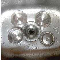 Portable Stainless Steel Large Caliber Kitchen Sink Drainer Cover Pool Stopper Metal Accessory Clog Trumpet