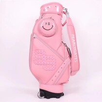 Korean single PG golf bag ladies smiling face trolley ball bag exquisite tugboat bag golf bag 20 new