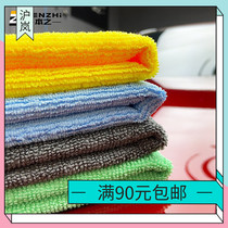 Car Plated Crystal Towel Ultrafine Fiber No Side Wipe Caravan With Cut Edge Coated Towel Lower Wax Collection Waxed Car Wash Towels
